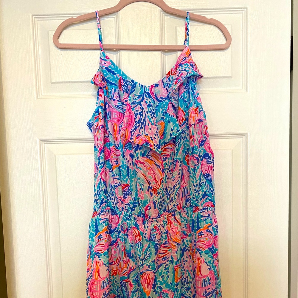 Lilly Pulitzer Zana Romper Multi Treasure Trove